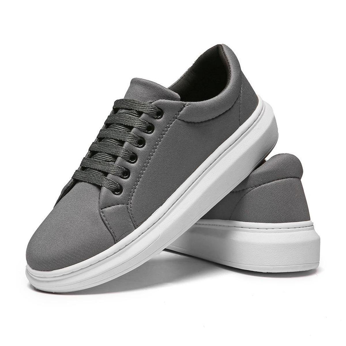 Tênis Casual Masculino Sapatênis Sola Alta Confortável Zattini