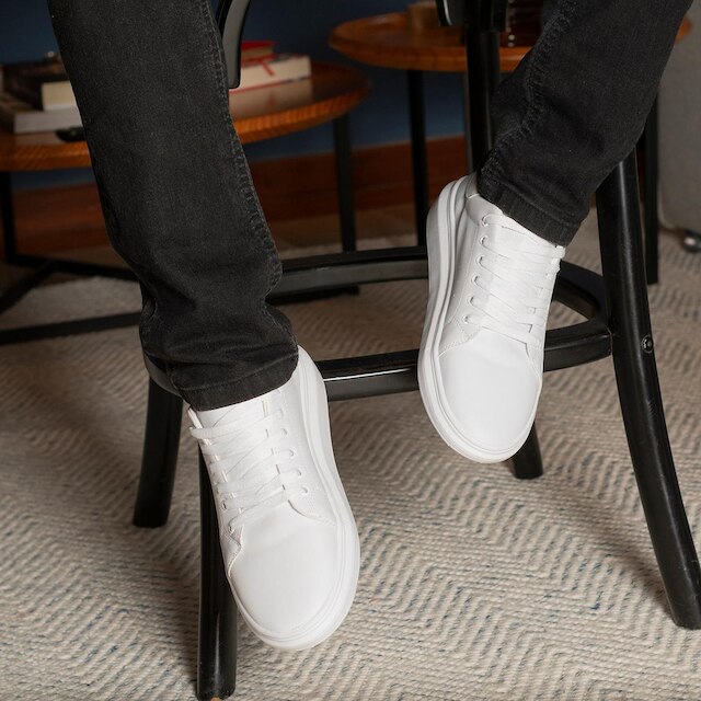 Tênis Casual Masculino Sola Alta Urbano Streetwear Dia a Dia