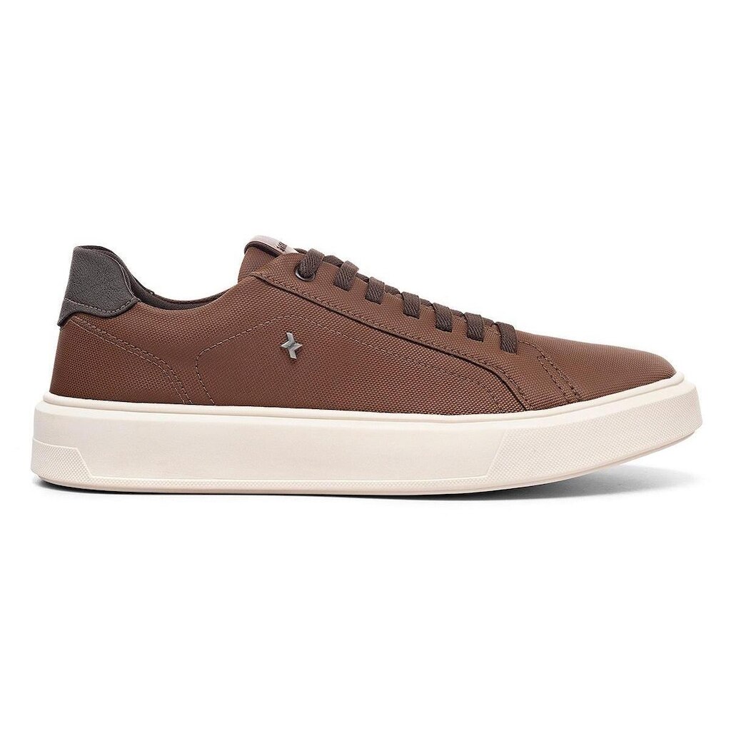 Tênis Casual Masculino Strike Rock Estiloso Marrom Moderno