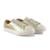 Tenis Casual Metalizado Moderno Flexivel Elegante Feminino - Dourado