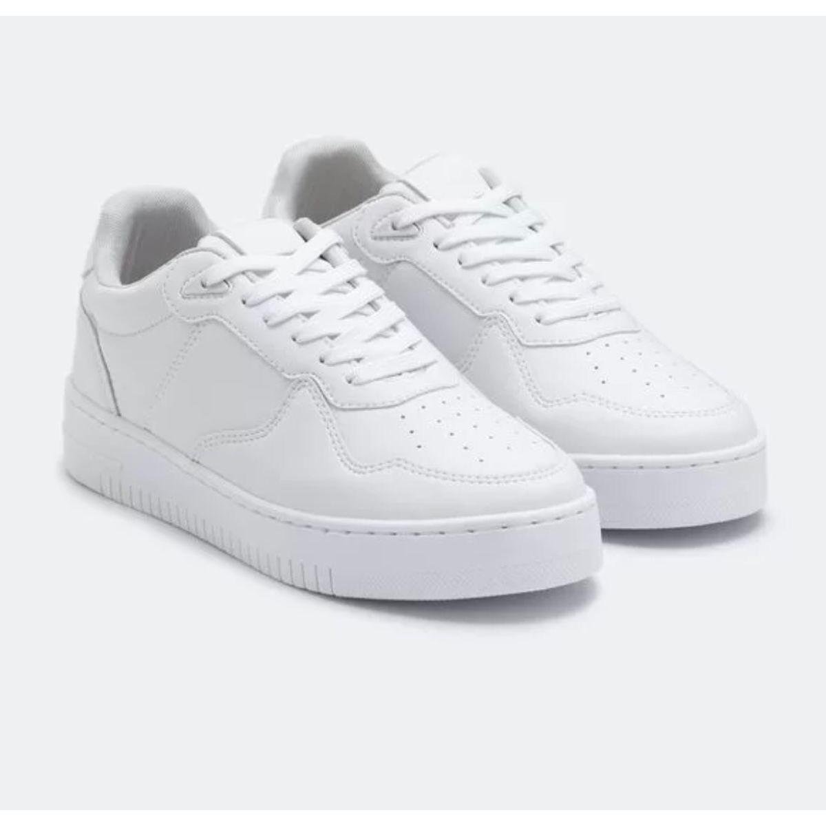 Tênis Casual moderno Masculino feminino moda - Branco Menor preço em Tênis Casual moderno Masculino feminino moda - Branco