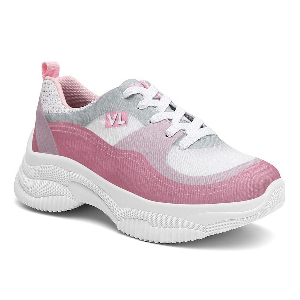 Tenis Casual Para Caminhada Chunky F4 Esportivo Ultra Leve e Confortável