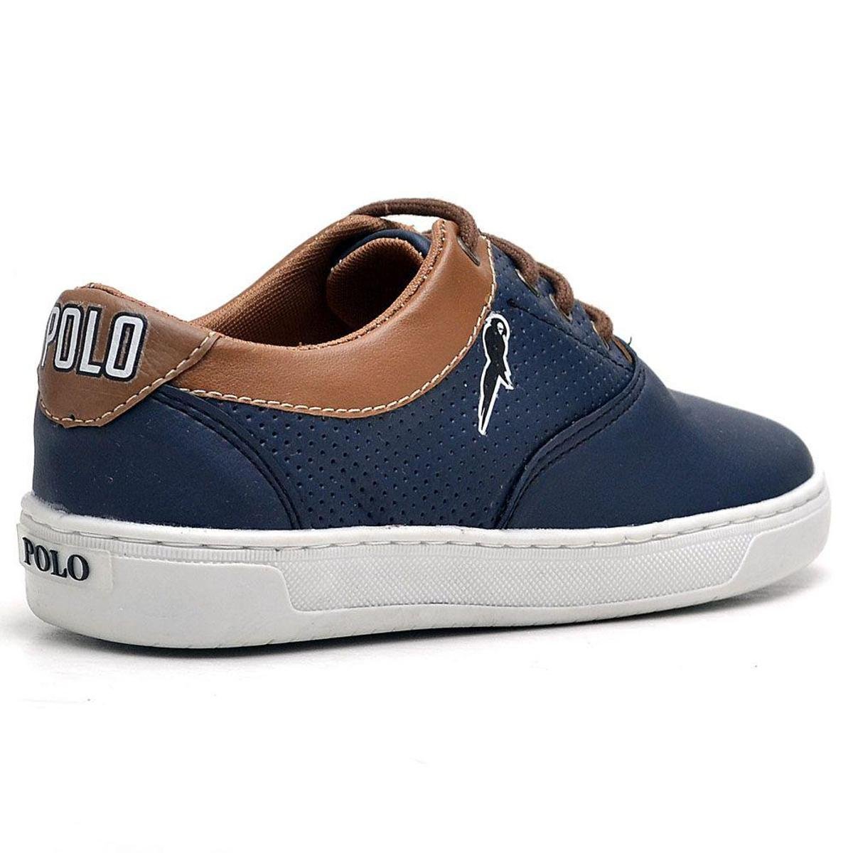 polo blu tenis