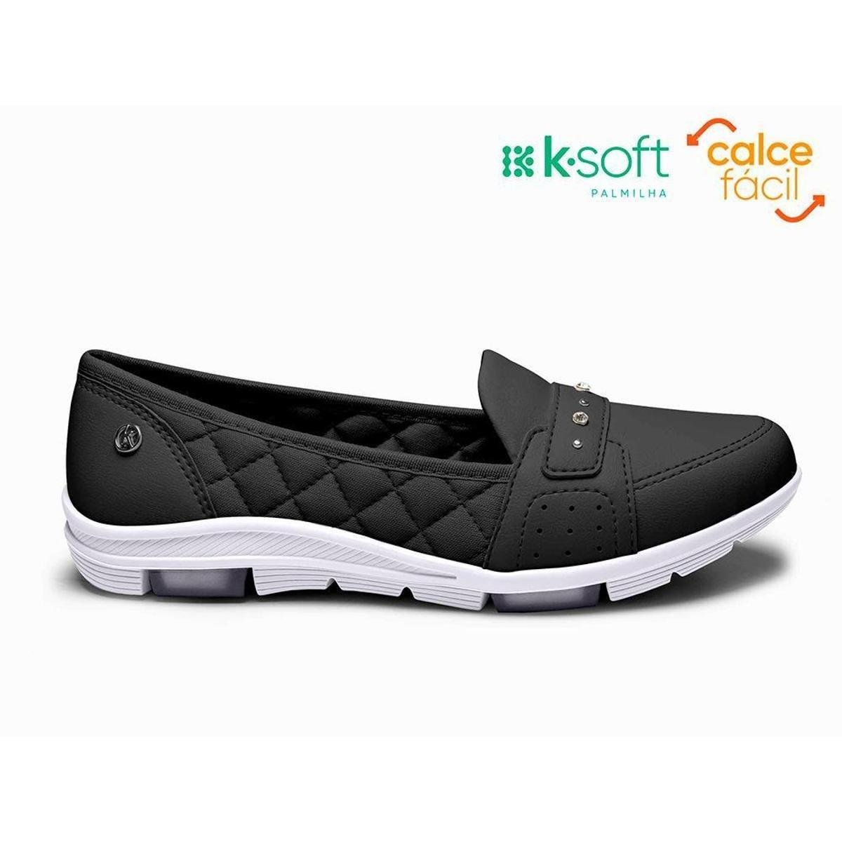 Tênis Casual Slip On Detalhe Matelassê Feminino Kolosh Preto - C2646 - Preto Menor preço em Tênis Casual Slip On Detalhe Matelassê Feminino Kolosh Preto - C2646 - Preto