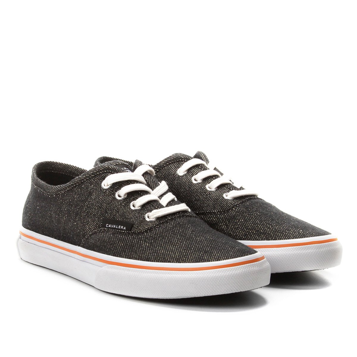 tenis preto brilhoso