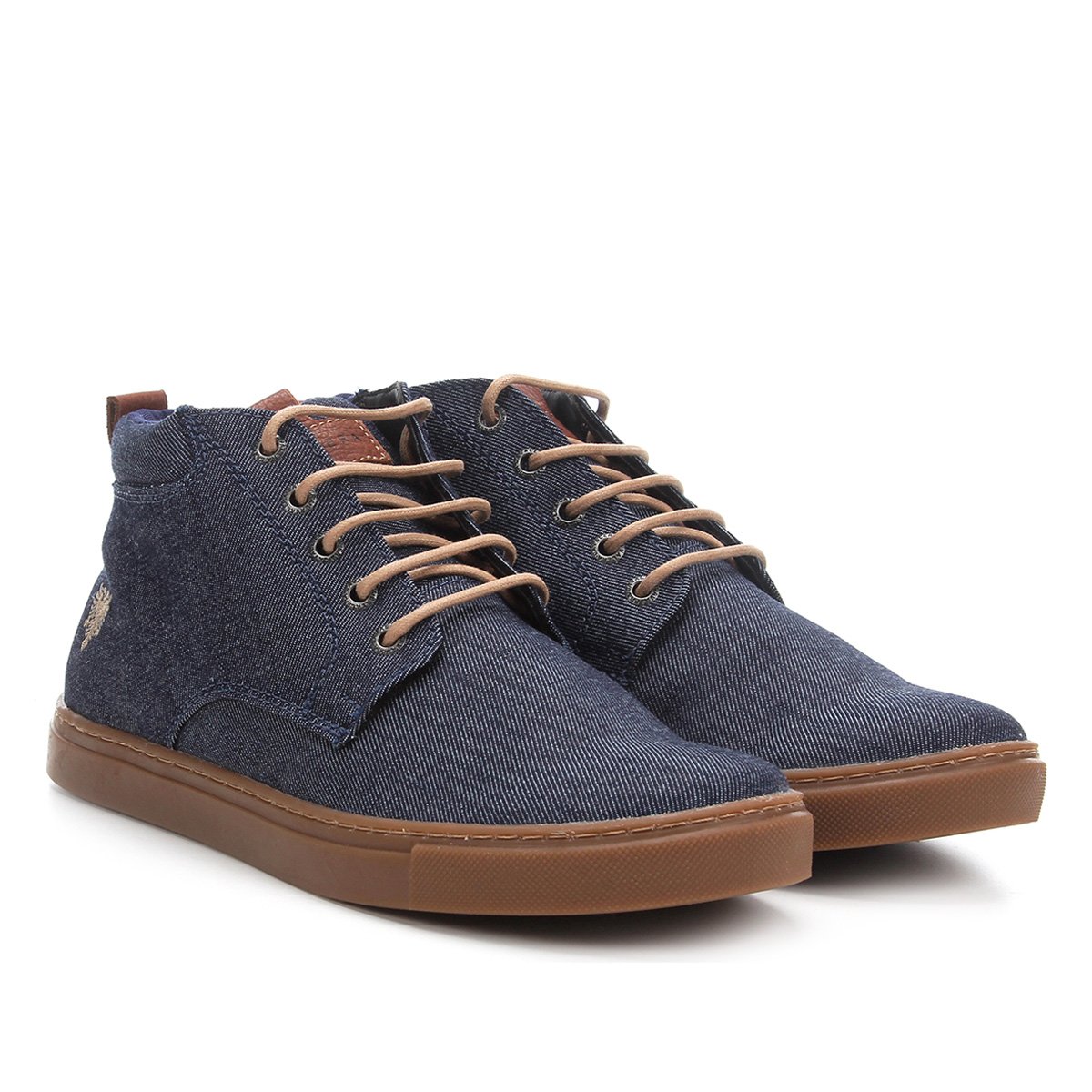 Tênis Cavalera Cano Alto Rodrigo Masculino - Jeans Menor preço em Tênis Cavalera Cano Alto Rodrigo Masculino - Jeans