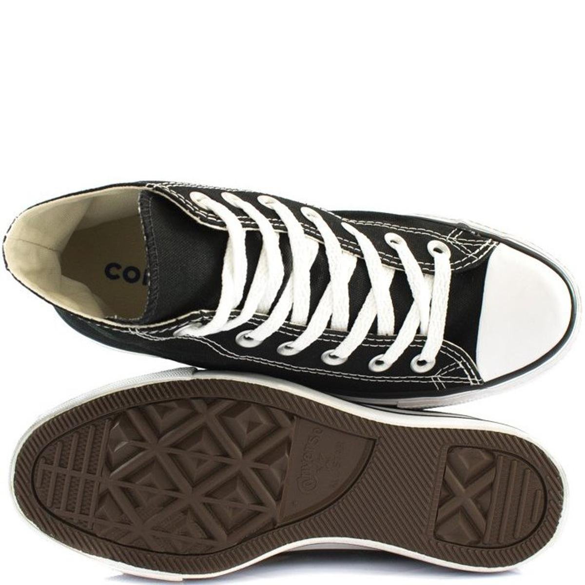 tênis converse all star chuck taylor flatform cano alto preto