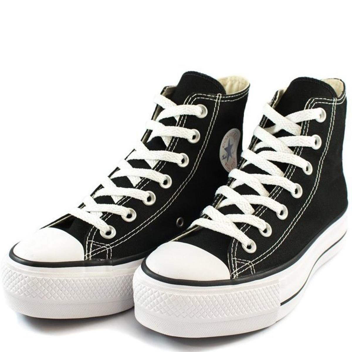 Tênis Chuck Taylor All Star Platform Cano Alto - Preto | Zattini