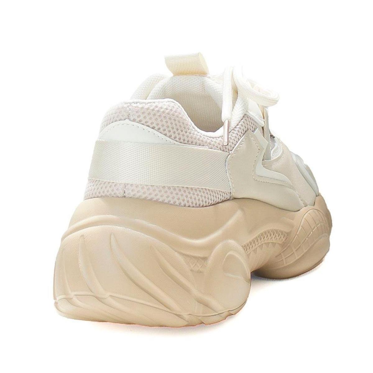 TÊNIS CHUNKY BRANCO E NUDE BETINA C 30520 0001 0002 ANACAPRI Zattini