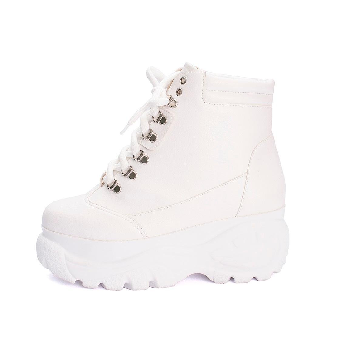 boot tenis branco