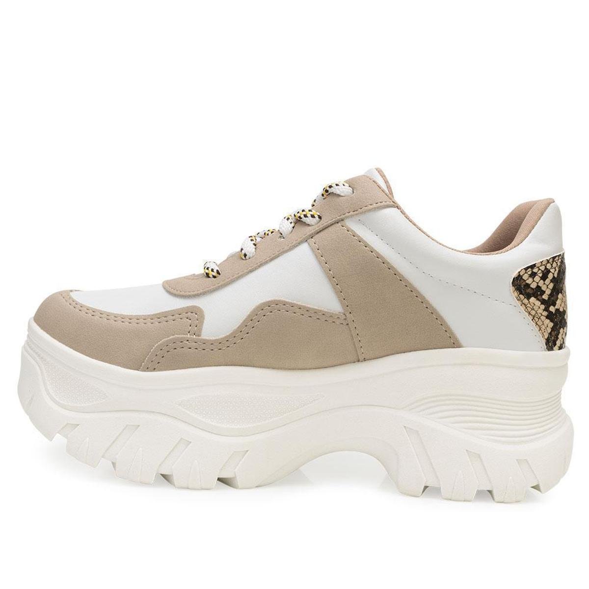 Dakota G2501 TÃªnis Dakota Dad Sneaker Chunky Branco Brown Rapter