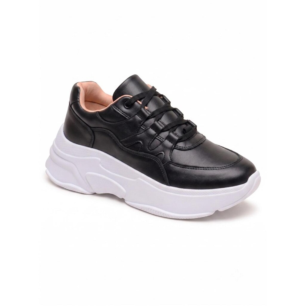 Tênis Chunky Feminino Plataforma Alta Cadarço Conforto Leve