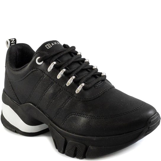 Tênis Chunky Inverno 2021 Ramarim 2180103 Feminino - Preto