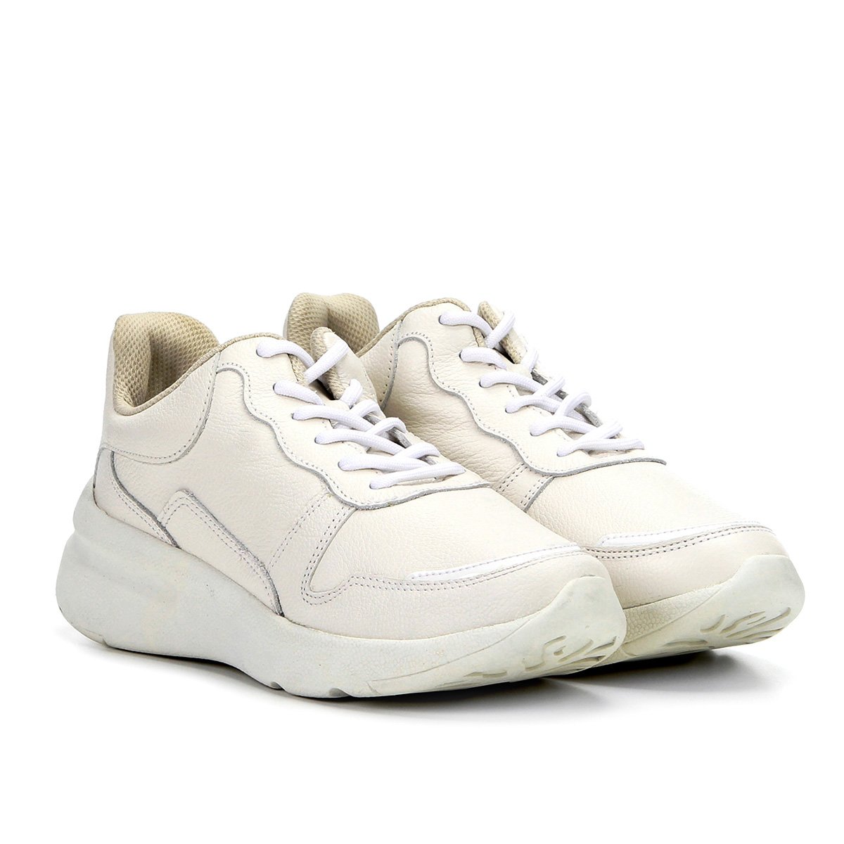 Tênis Chunky Loucos & Santos Feminino - Branco Menor preço em Tênis Chunky Loucos & Santos Feminino - Branco