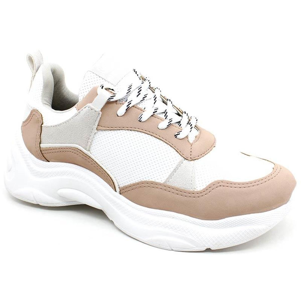 Tênis Chunky Via Marte Feminino - Bege | Zattini