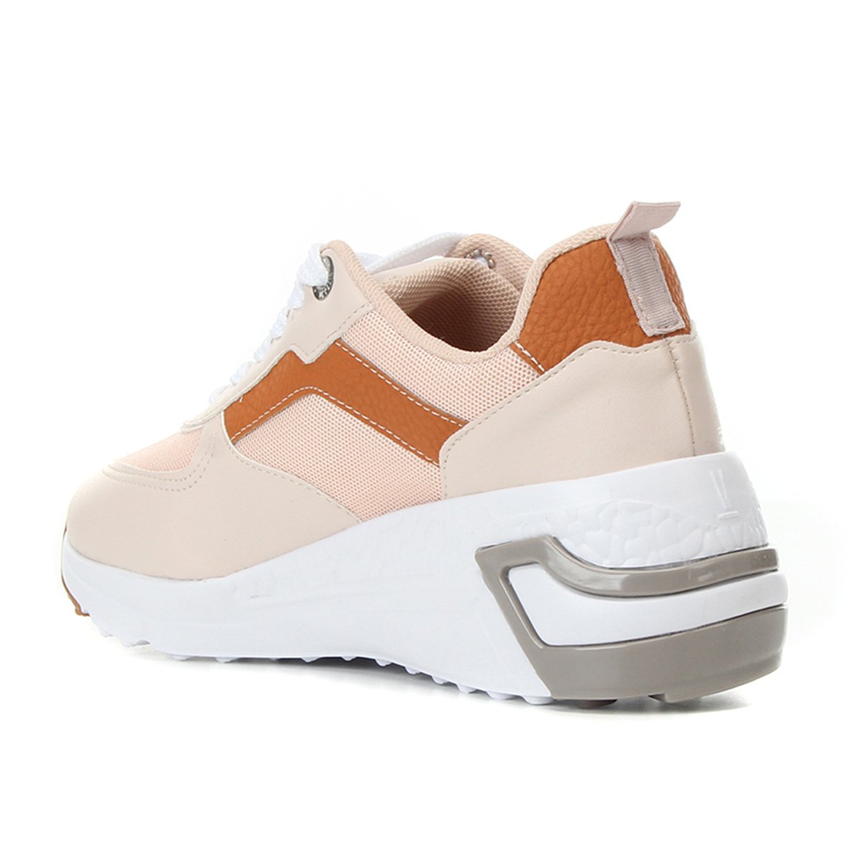 tênis vizzano recortes rosa