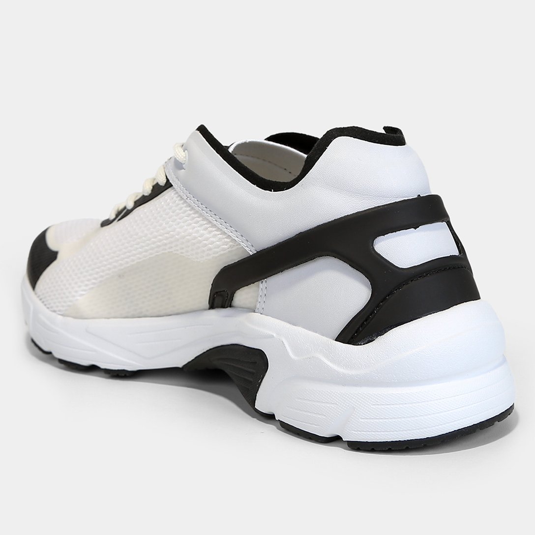 Tênis CKJ Baixo New Runner Sport Calvin Klein Masculino Branco Zattini
