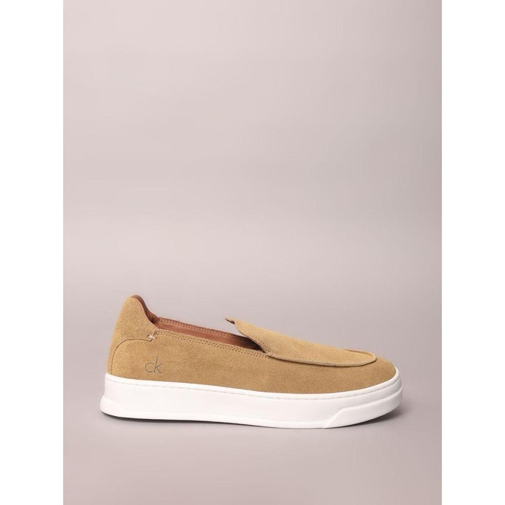 Tênis Cks Slip On Camurça - Caqui Medio