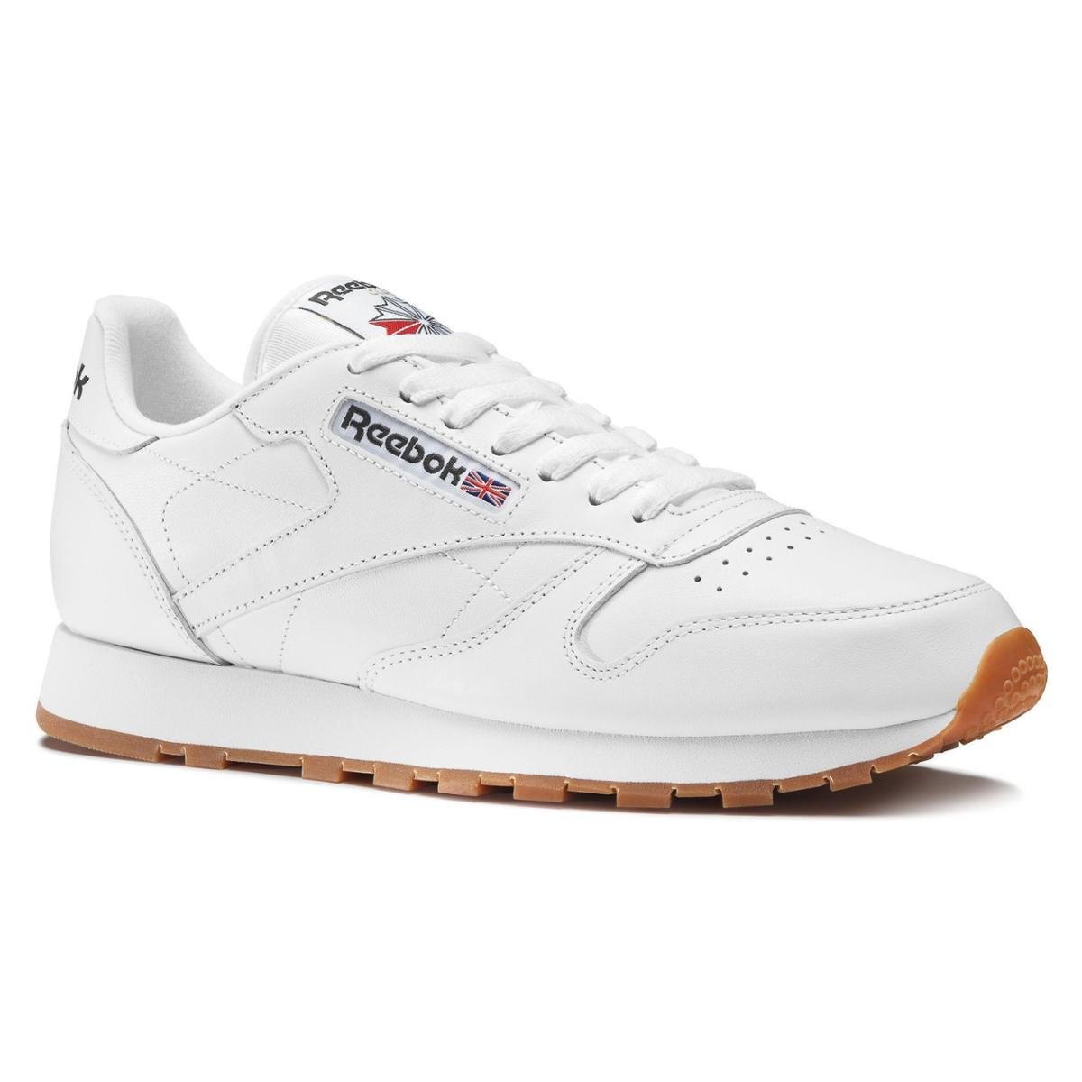 Tênis Classic Leather Reebok Masculino - Branco Menor preço em Tênis Classic Leather Reebok Masculino - Branco