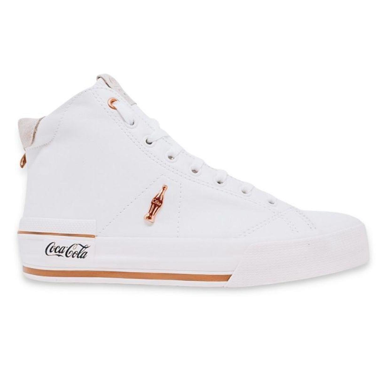 Tênis Coca-Cola Cano Alto Leblon Town Hi Menor preço em Tênis Coca-Cola Cano Alto Leblon Town Hi