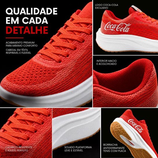 Tênis Coca Cola Comfort Motion - Masculino