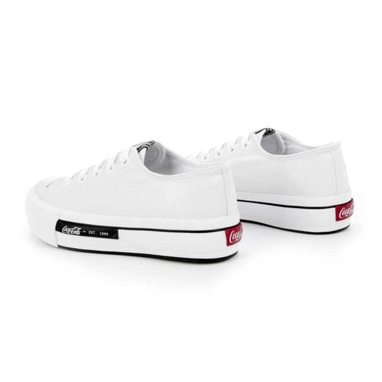 Tênis Coca Cola Daytona Plataforma Town Branco Feminino
