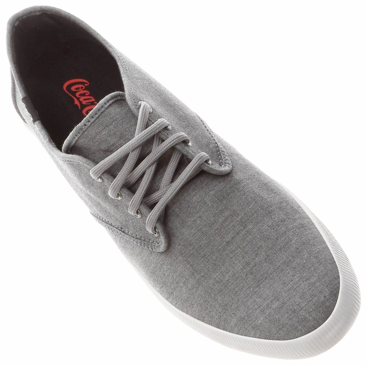 tenis coca cola masculino cinza
