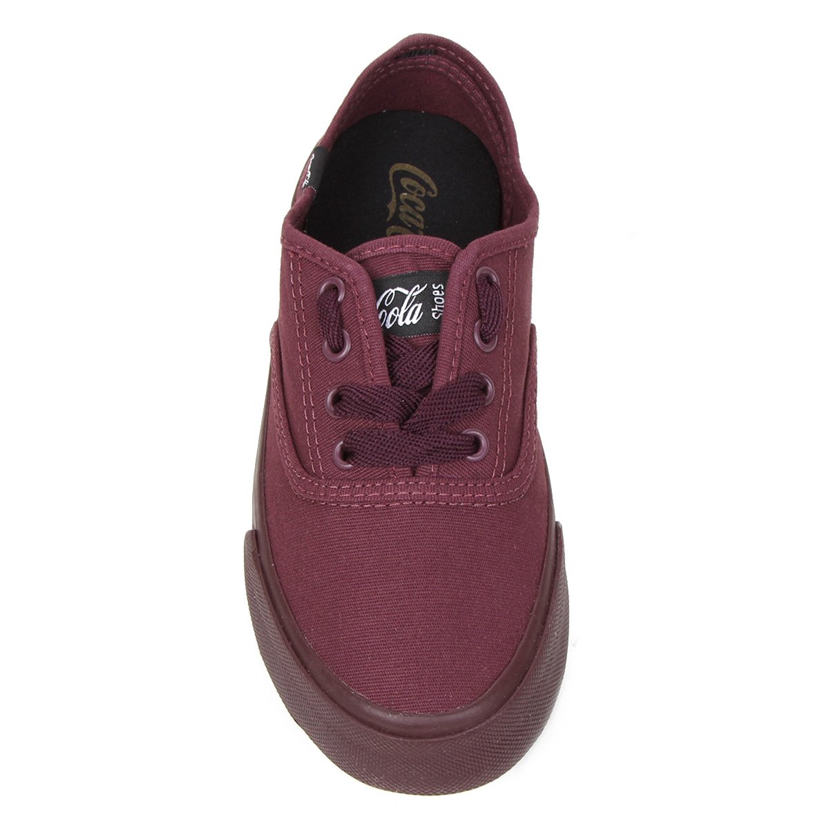 tenis da coca cola vinho