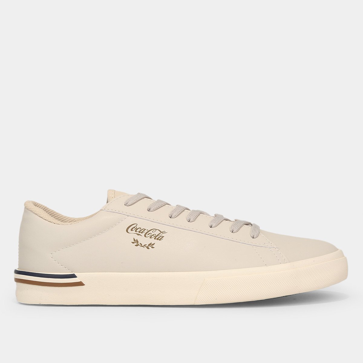 Tênis Coca-Cola Shoes Prince Masculino - Off White Menor preço em Tênis Coca-Cola Shoes Prince Masculino - Off White