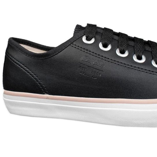 Tênis Coca Cola Stream Charm Town Preto Feminino