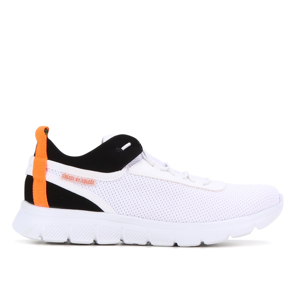 Tênis Colcci Ally Feminino - Branco+Laranja Menor preço em Tênis Colcci Ally Feminino - Branco+Laranja