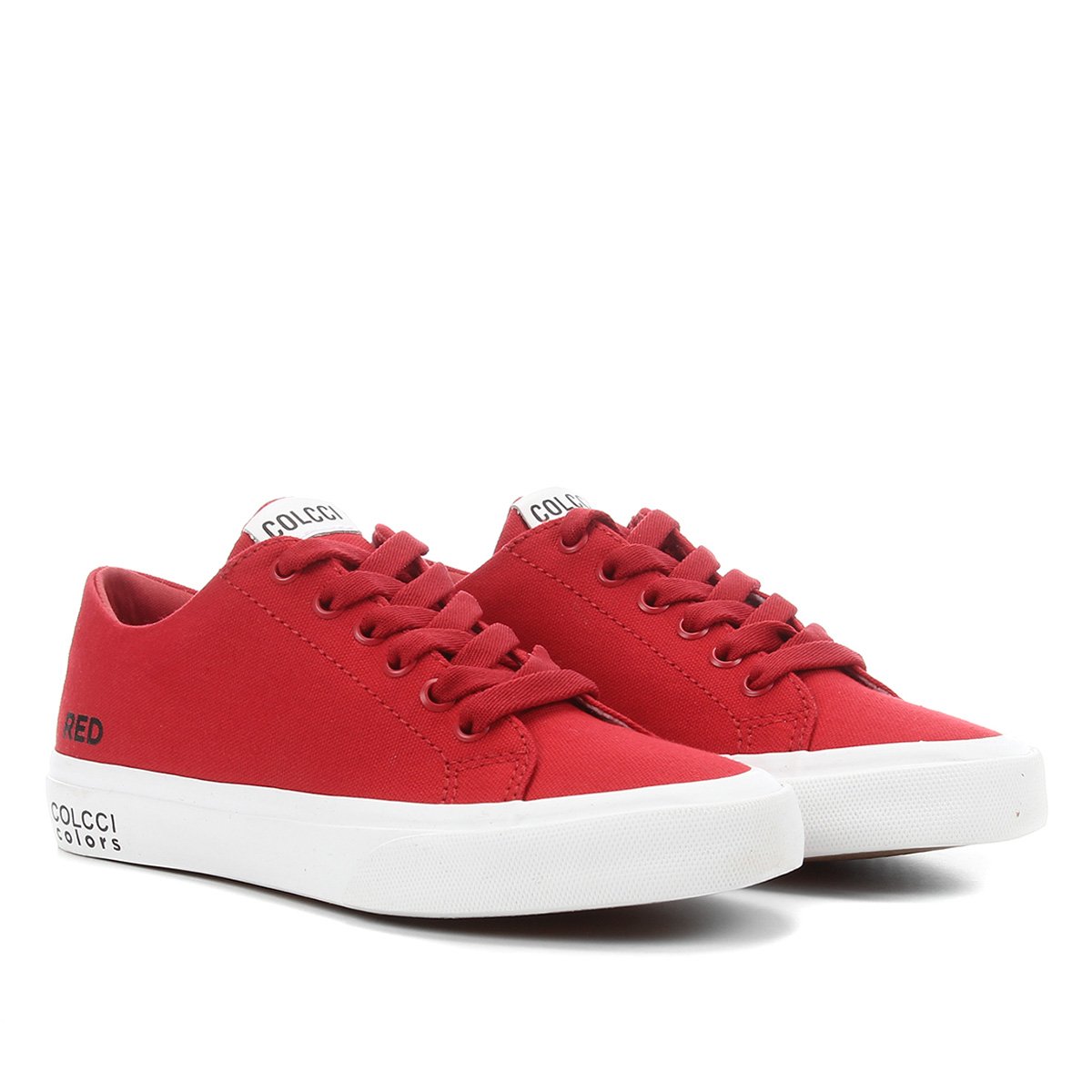 tenis colcci feminino vermelho