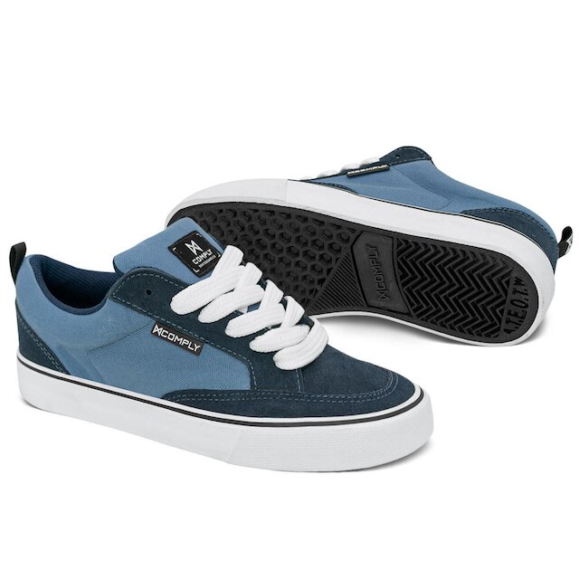Tênis Comply Unissex Camurça Fat Lace Cave | Marinho