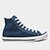 Tênis Converse All Star Chuck Taylor Cano Alto - Azul+Branco