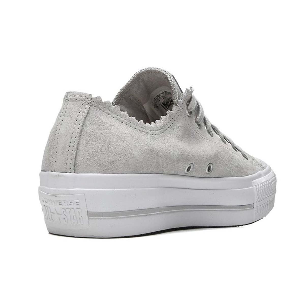tênis converse all star chuck taylor flatform cinza