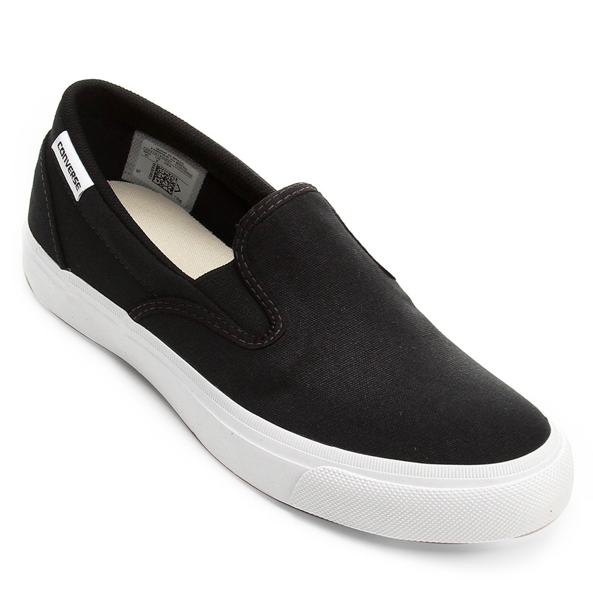 Tênis Converse All Star Core Slip - Preto+Branco Menor preço em Tênis Converse All Star Core Slip - Preto+Branco