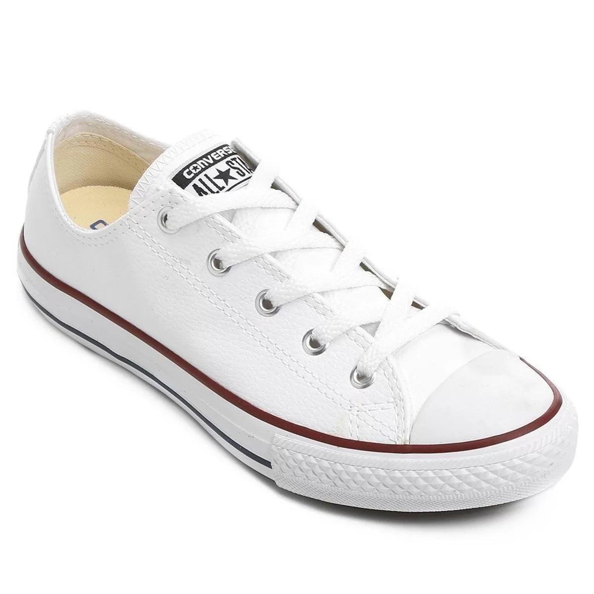 TÊNIS CONVERSE CHUCK TAYLOR ALL STAR UNISSEX TAMANHO 42 - Branco Menor preço em TÊNIS CONVERSE CHUCK TAYLOR ALL STAR UNISSEX TAMANHO 42 - Branco