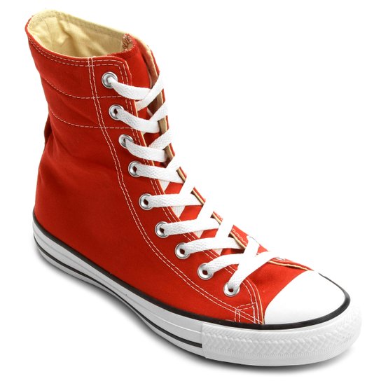 Tênis Converse Ct As Hi-Rise - Vermelho