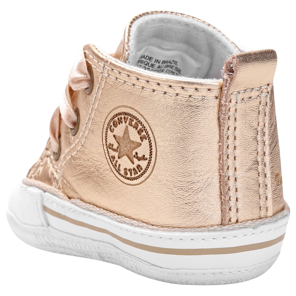 all star dourado infantil