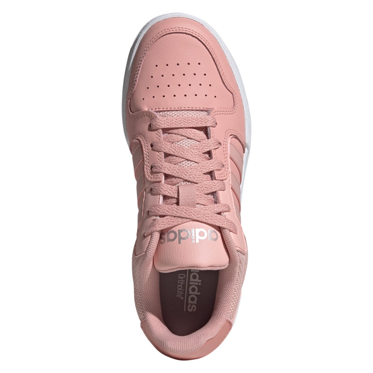 adidas de couro feminino