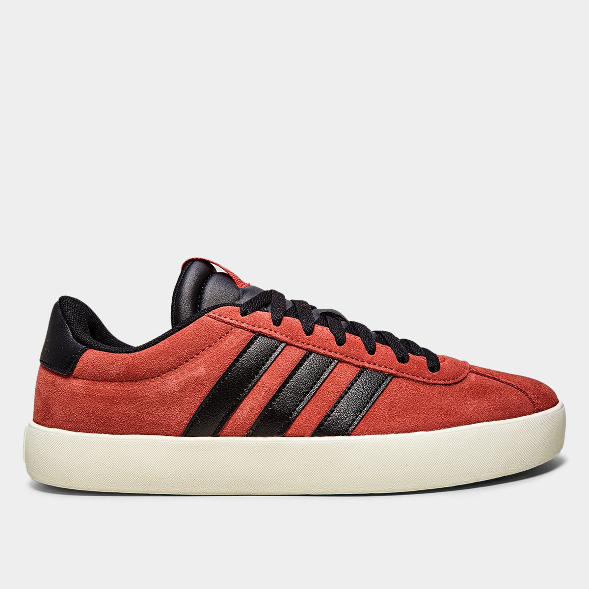 Tênis Couro Adidas VL Court 3.0 Masculino Menor preço em Tênis Couro Adidas VL Court 3.0 Masculino