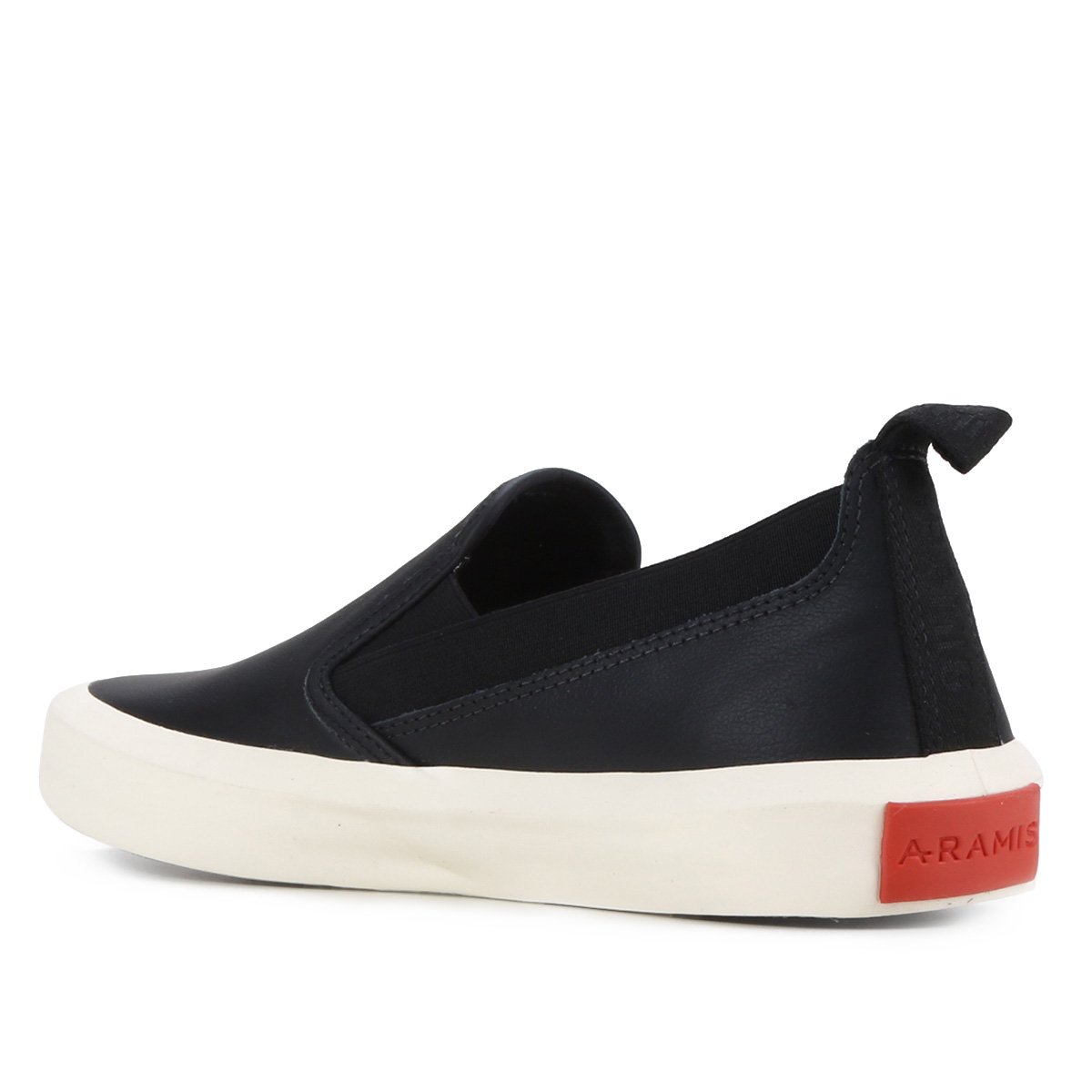 Tênis Couro Aramis Slip On Next Masculino - Preto | Zattini
