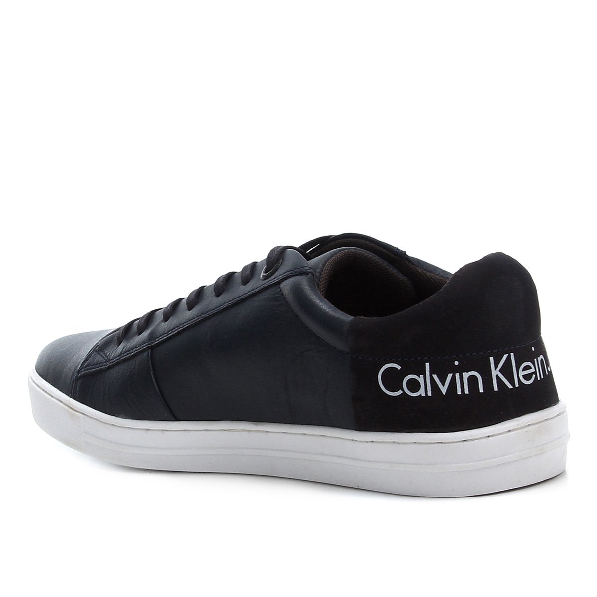 Tênis Couro Calvin Klein Masculino - Marinho | Zattini