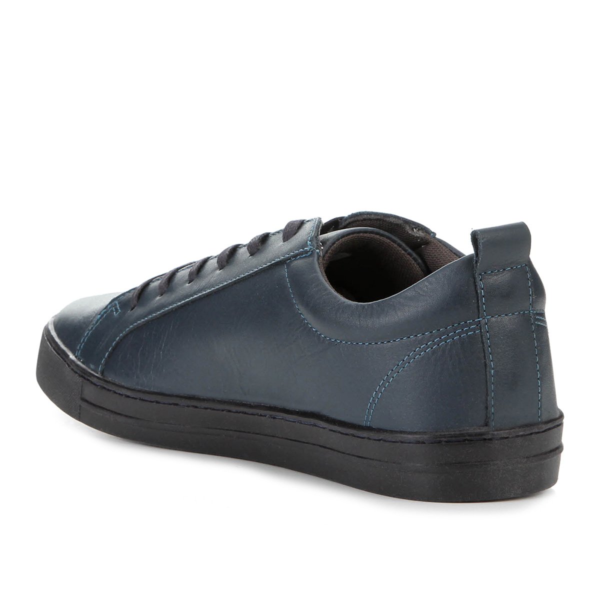 Tênis Couro Calvin Klein Relevo Logo Masculino - Marinho | Zattini