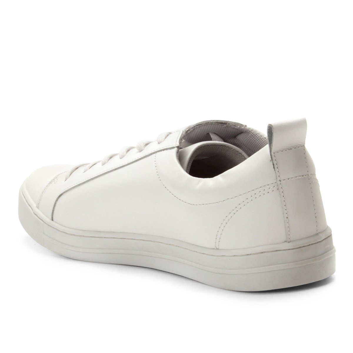 tênis couro calvin klein relevo logo masculino