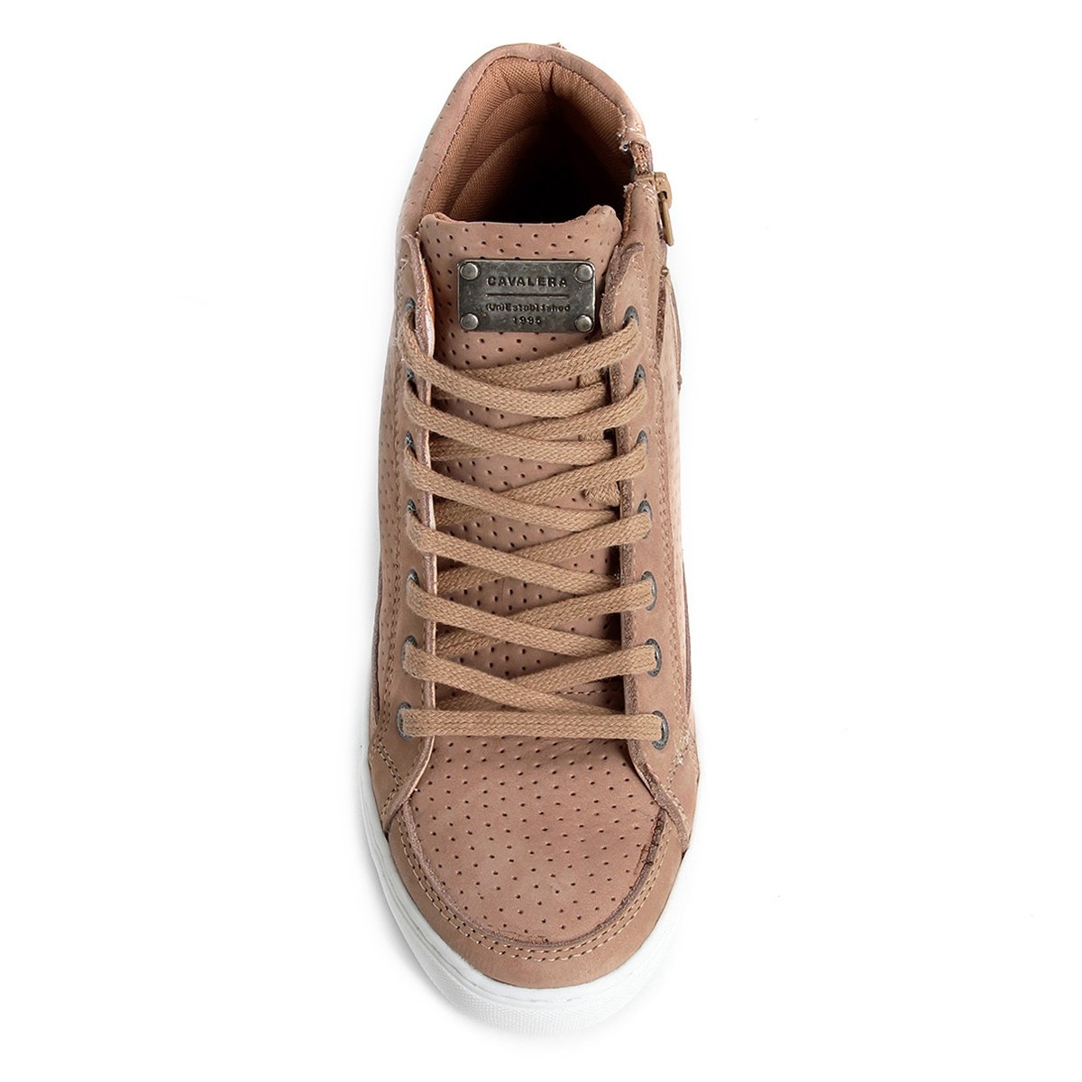 tênis couro cano alto cavalera sofia feminino