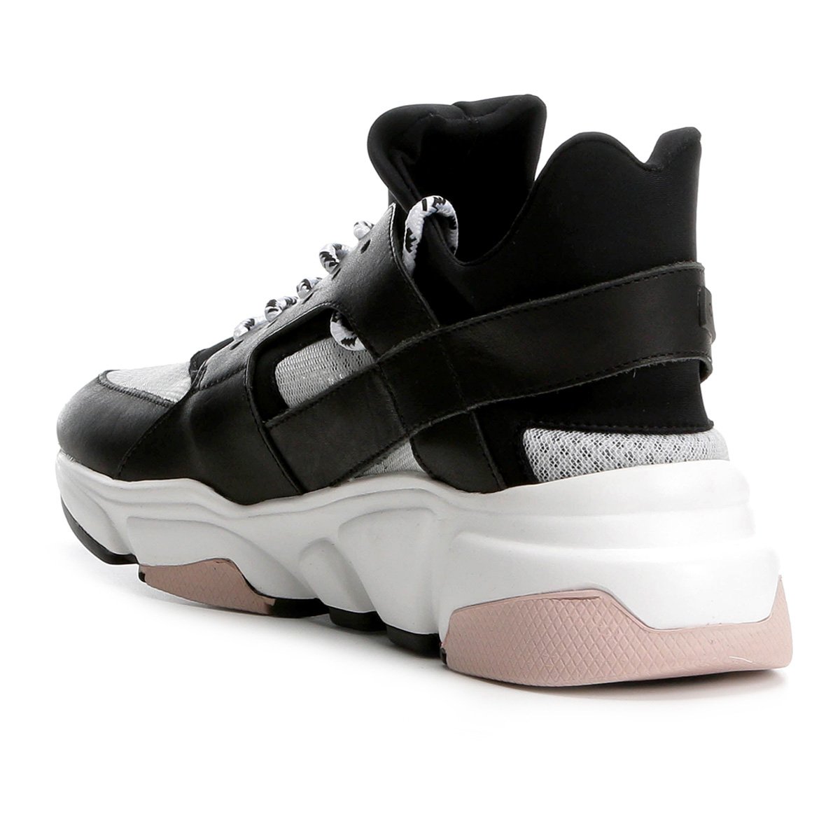 tênis couro carrano chunky sneaker feminino