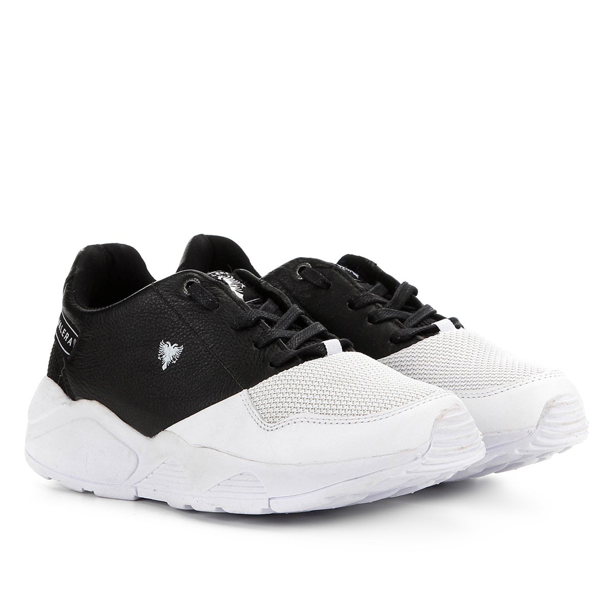 tenis couro cavalera marina