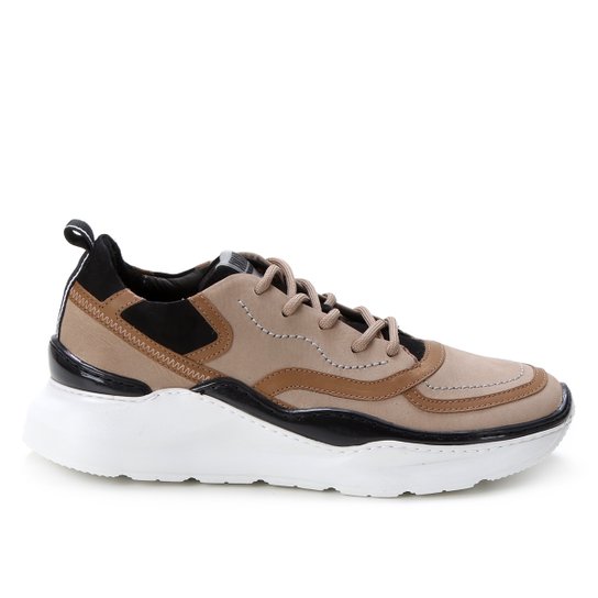 Tênis Couro Colcci CLC Masculino - Cinza