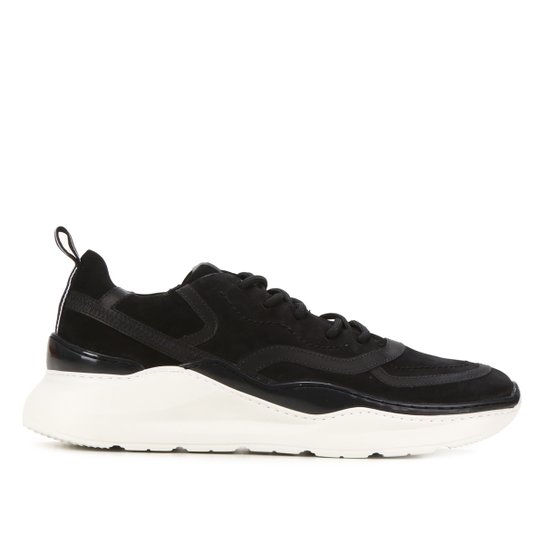 Tênis Couro Colcci Montado Clc Masculino - Preto